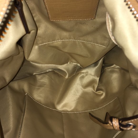 Vintage Coach Satin Signature w/Silver Hardware - Picture 9 of 9